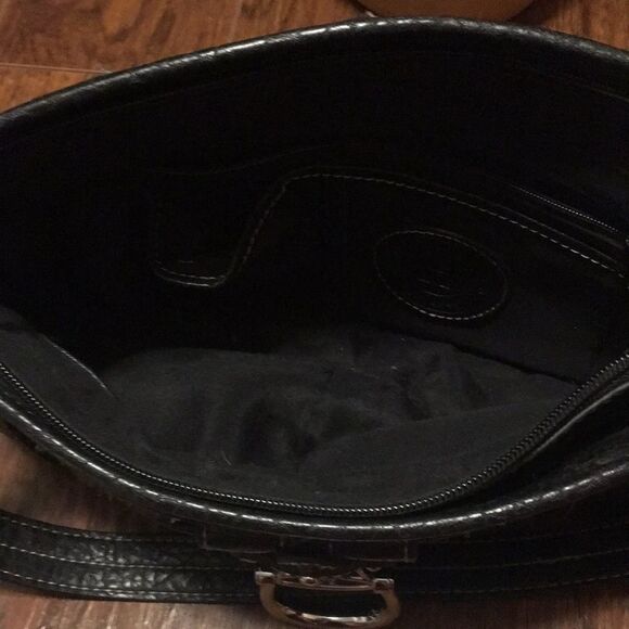 Eitienne Aigner Black Logo Purse - Good Preowned Condition - Picture 11 of 13